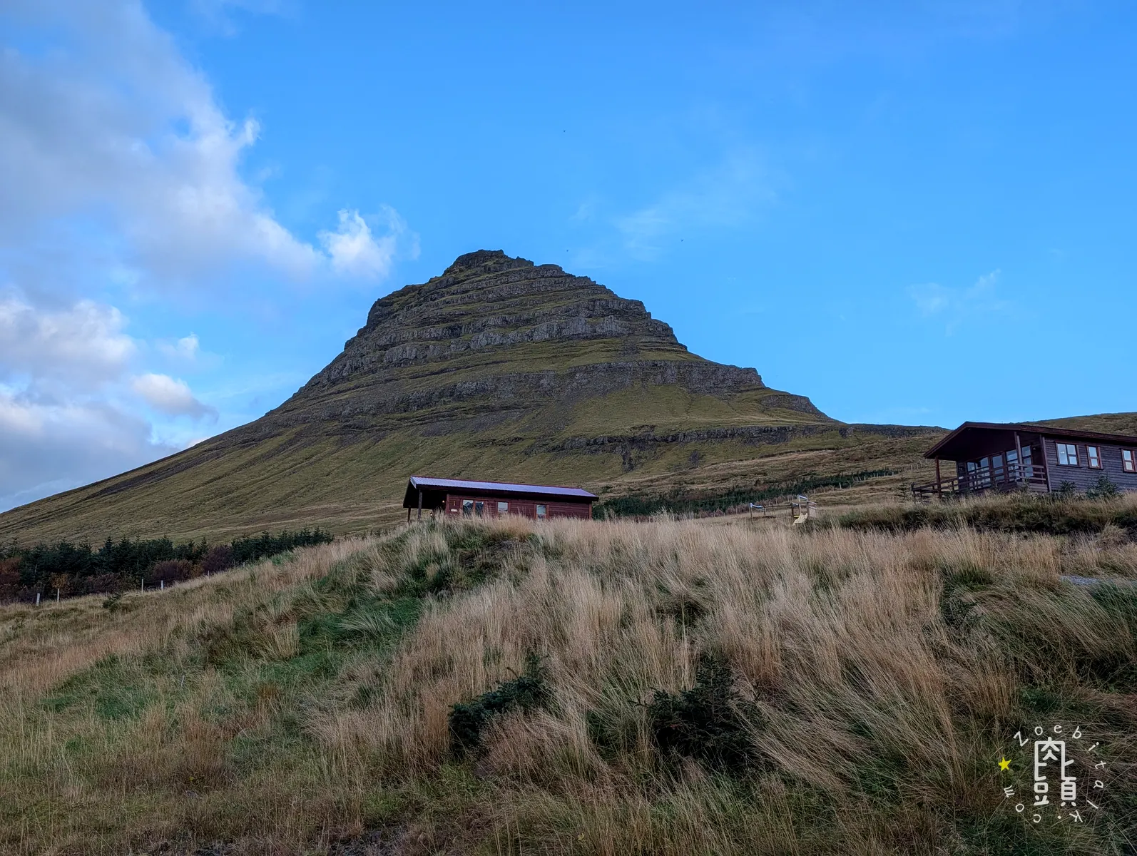 Kirkjufell 教堂山與冰島機車,斯奈山半島代表景觀
