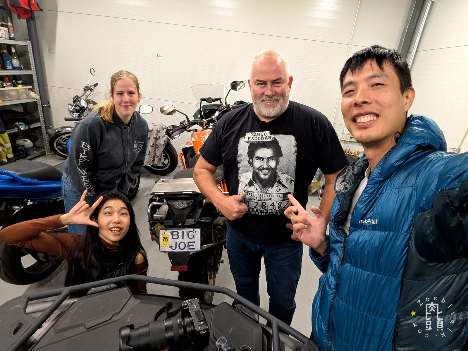 在冰島在地人 Big Joe 的機車收藏空間交流