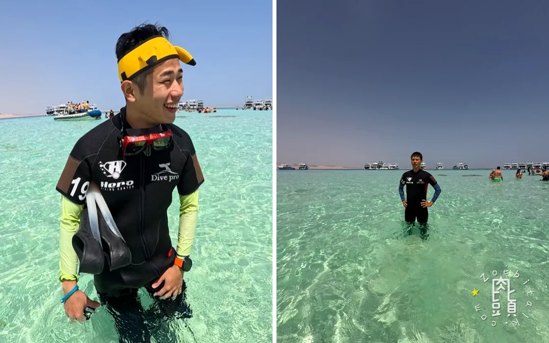 紅海下水的兩個瞬間,讓帶家人體驗不只是浪漫,也是一份安全責任